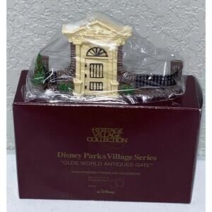 Dept 56 Disney‎ Parks Heritage Village Olde World Antiques Gate 5355-4 1994 NEW